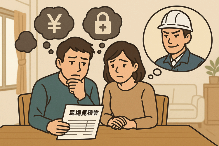 足場工事の見積もりの見方をする時、この契約は良い業者だろうか?