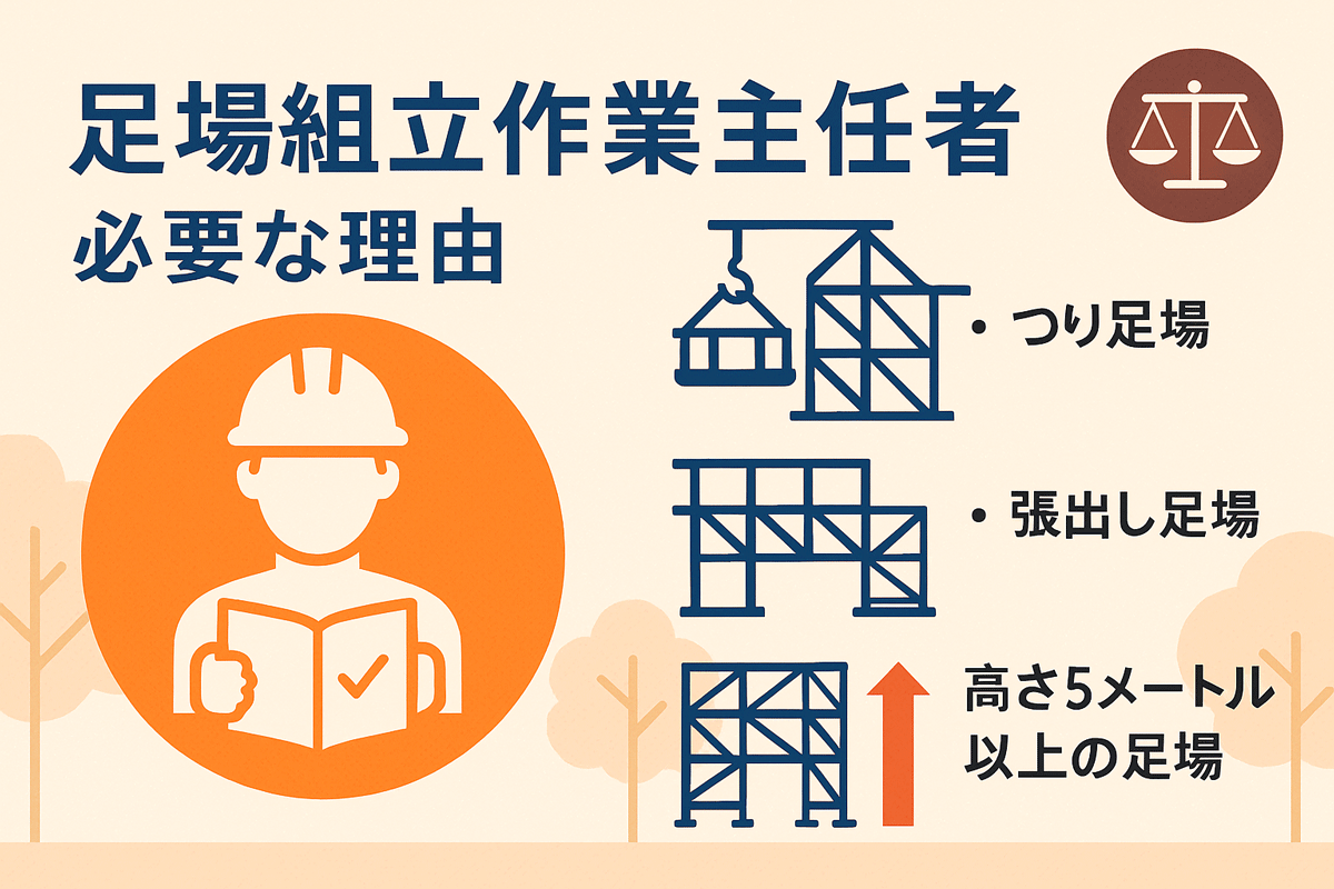 足場組立作業主任者とは