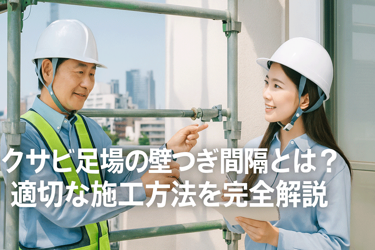 クサビ足場の壁つなぎ間隔とは？安全基準・最新法令・適切な施工方法を完全解説