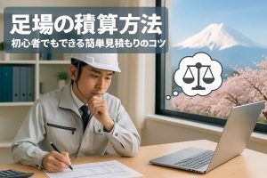 足場の積算方法｜初心者でもできる簡単見積もりのコツ