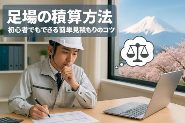 足場の積算方法｜初心者でもできる簡単見積もりのコツ