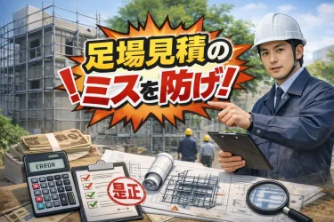 足場見積が是正される本当の原因|現場監督が知らない3つの盲点